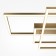 Ceiling Lamp Maytoni Mod015CL-L80GK, LED, 3x78 W, 670x780x80 mm, 4300 lm, gold