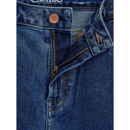 Women's jeans with a high landing CONTE Elegant Relaxed MOM, size S, MID Blue color-10