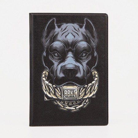 Cover for passport, black color