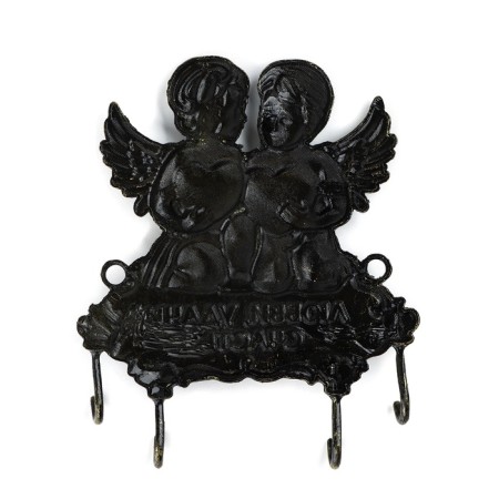 The wall -mounted Klynoye “Love, Good luck, Happiness”, Angels, 10.2 x 10.7 cm-3