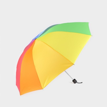 Mechanical “Rainbow” umbrella, Eponge, 4 additions, 10 spokes, r = 50 cm, multi -colored-3