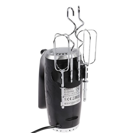 Mixer SCARLETT SC-HM40S09, manual, 550 W, 5 speeds, 2 nozzles, black-2