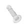 Unrealistic phallimitator Sexus Glass, Glass, Transparent, 16 cm