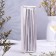 Antique candle, 2.3x 25 cm, 4 pcs, varnished, pink metallic