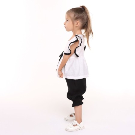 Kit for girls, white/black color, height 104 cm-2
