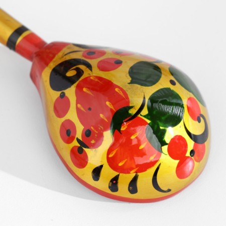 Spoon Polobaska "traditional", gold, 19 × 6 cm, Khokhloma-3