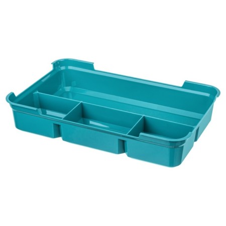 Universal Grand Box, the color is blue, with locks and an organizer insert, 6.65 liters.-3