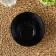 AVVIR CARVE bowl, 430 ml, d = 13 cm, glass ceramic, black color