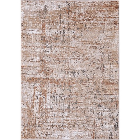 Rectangular carpet Merinos Richmond, size 200x285 cm, Cream-Blue color