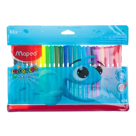 Fleeters 24 colors, Maped Color Peps, super -mixed, blocked writing node, euro -suspension