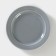 Porcelain plate "Watercolor", D = 17.5 cm, light gray color