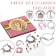 Set for creating bracelets "Advent Calendar" unicorn, 25 items, color