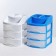 3-section mini-code with additional departments "Minibox-3", MIX color
