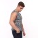 T-shirt male vest (knitting), black color, size 52-54