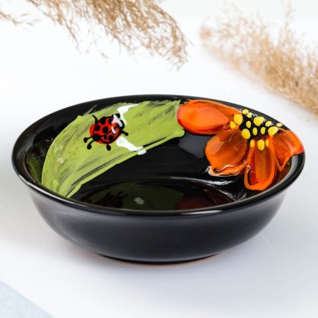 Set for Pskovsky Dumplings 1.4l / dish 34x25cm / 4x0.2l, ladybug-4