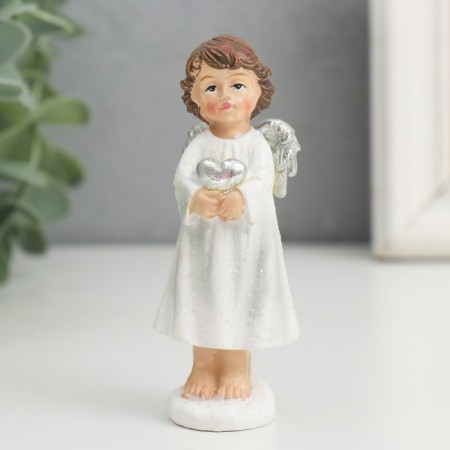 Souvenir Polystone "Angel in the toga with heart/star" MIX 2.5x3.7x8.5 cm-1