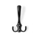 Hook furniture tundra TKT004, three -rod, black