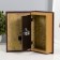 Safe wood leather "Personal currency reserve" 21x13x5 cm