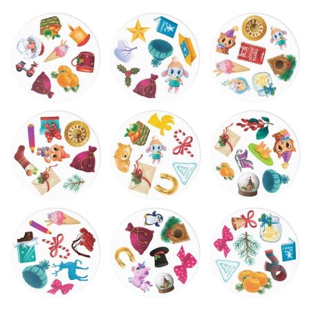 New Year's board game "New Year: Dubbl", 55 cards, 5+-2