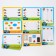 Developing set of writers -asters "Learning to write lines and figures" 20 cards, marker, blue tractor