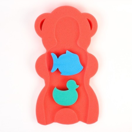 Maxi swimming lining "Bear", red/pink color, 55x30x6cm-3