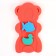 Maxi swimming lining "Bear", red/pink color, 55x30x6cm