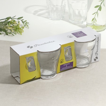 Glass mugs "Croma", 260 ml, 2 pcs-4