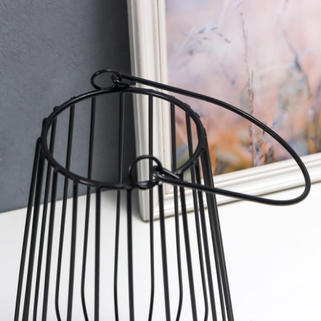 Climb metal, 1 candle "Loft. Vason" black 32x18x20 cm-2