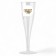 New Year's set of plastic glasses for champagne "Happy New Year", mix, 150 ml