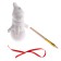 Christmas tree decoration for coloring "Snowman" with a suspension, brush