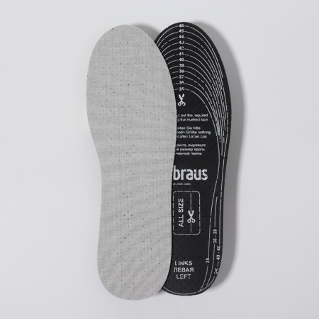 Shoes for shoes, antibacterial, breathing, universal, 35-46 rr, 29.5 cm, pair, gray color.-1