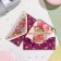 Money envelope "Happy Birthday!" glitter, embossing, roses, 19x9.2 cm