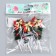 Decor for creativity "New Year's arch", in the set 3 pcs., Size 1 pc. - 9.5 × 4.5 × 1 cm