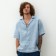 Men's shirt with short sleeve MIST R.50, blue