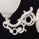 Bra “Ariadna”, 1x60W E27, white 20x15x30 cm
