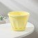 Pot for flowers with the Podon "Noble", 450 ml, d = 11 cm, yellow color
