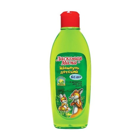 Children's hair shampoo Affectionate mother "Aloe-Vera and Mint", 250 ml