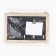 The keybox is wall -mounted with the holder "Home Sweet", 20 x 30 cm