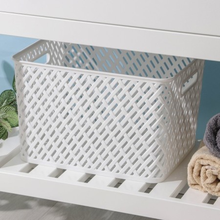 Storage basket "Book", 34.5 × 30 × 22.5 cm, white color-3