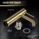 Zein Z3803 sink mixer, single -leaf, pour height 11 cm, 35 mm cartridge, Gold