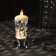 LED figure "Candle with a Christmas tree" 9 × 15 × 7 cm, plastic, batteries AG13x3, glow warm white