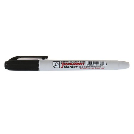 Permanent Crown Multi Marker Super Slim, 1.0 mm, bullet, black-4