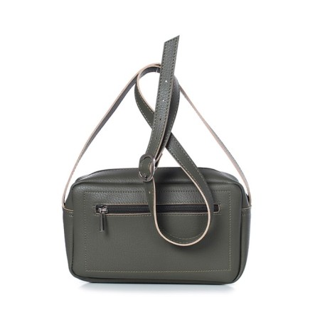 Female bag, artificial leather, 230x150x80 cm, olive-2