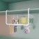 Basket suspended share, 29 × 25 × 19.5 cm, white color