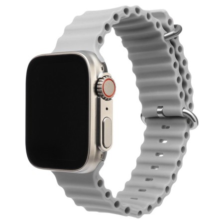 Smart hours, 180 mAh, IPS, 240x282, Android 5.0+, iOS 10+, silicone strap, white-2