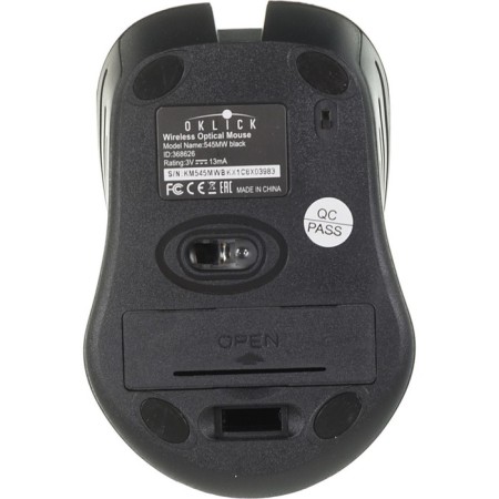 Mouse call 545MW black optical (1600DPI) wireless USB for a laptop (4but)-3