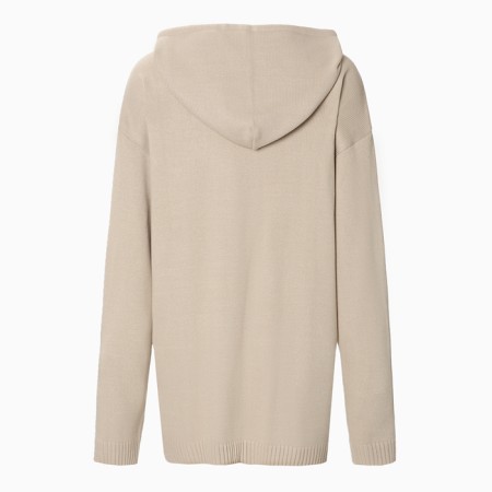 Джемпер женский MIST с капюшоном, бежевый, onesize (44-48)-12
