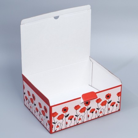 Box Gift team, packaging, "Happy Spring", 26 x 19 x 10 cm-6