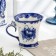 Mug "bell", 120 ml, 8 cm, gzhel, porcelain