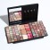 Professional set for makeup (eyelid shadows, proofreaders, blush, lip gloss)